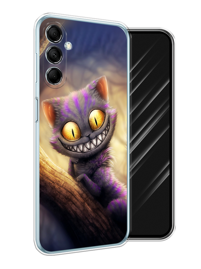 

Чехол Awog на Samsung Galaxy M14 5G "Cheshire Cat", Фиолетовый;желтый, 2108150-1