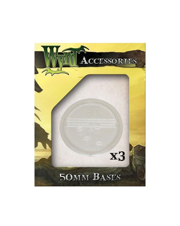 

Malifaux: clear 50mm translucent bases