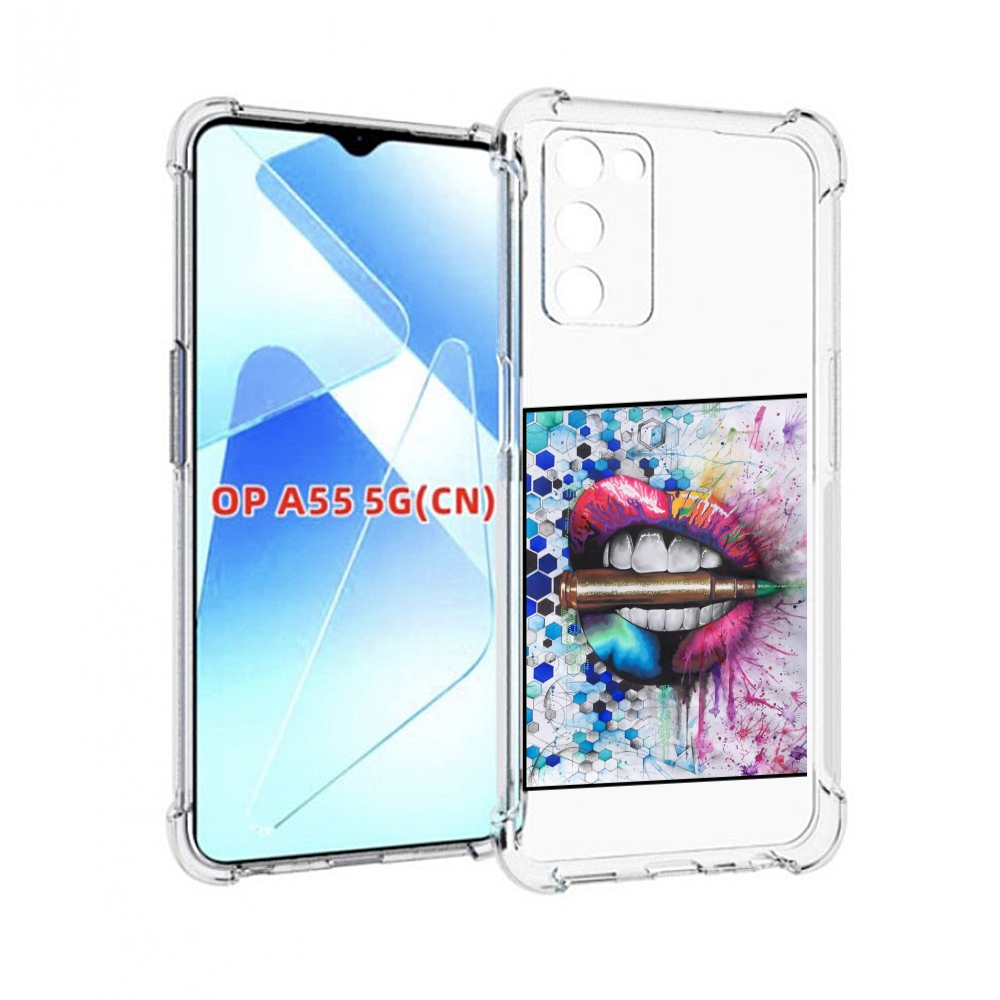 

Чехол MyPads разноцветные губы с пулей для Infinix Zero X Neo, Прозрачный, Tocco