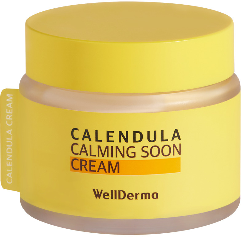 Успокаивающий крем для лица с календулой Wellderma Calendula Calming Soon Cream