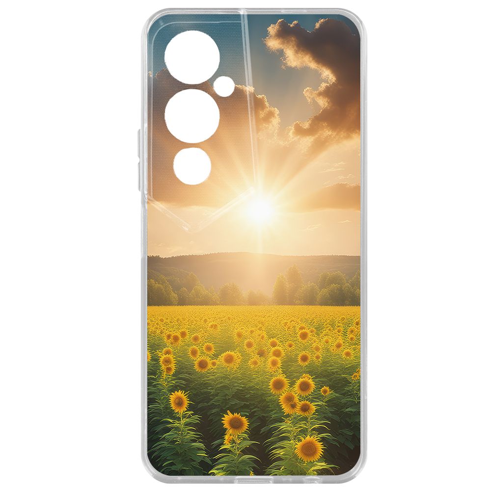 Чехол-накладка Krutoff Clear Case Солнечно для Tecno Pova 4 Pro