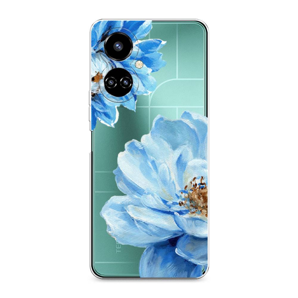 

Чехол Awog на Tecno Camon 19/19 Pro 4G "Голубые клематисы", Разноцветный, 301650-8