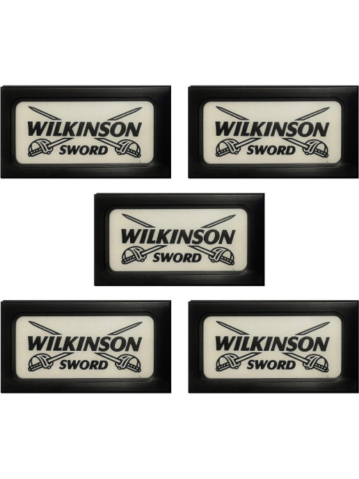 Лезвия для Т-образных бритв Wilkinson Sword 5 контейнеров по 5 штук бритвенные станки wilkinson sword xtreme 3 sensitive 3 лезвия 4 шт