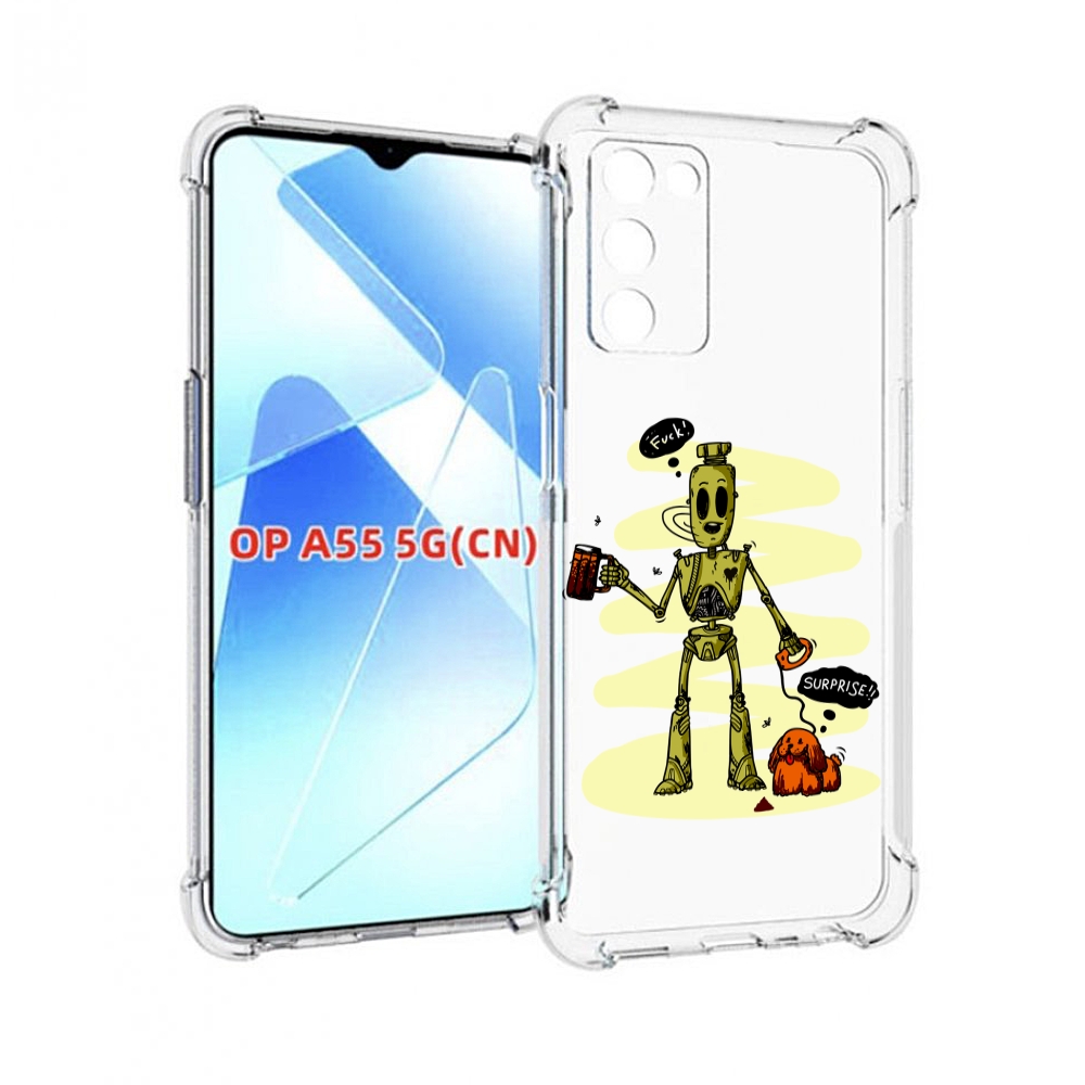 

Чехол MyPads прикольный робот для Infinix Zero X Neo, Прозрачный, Tocco