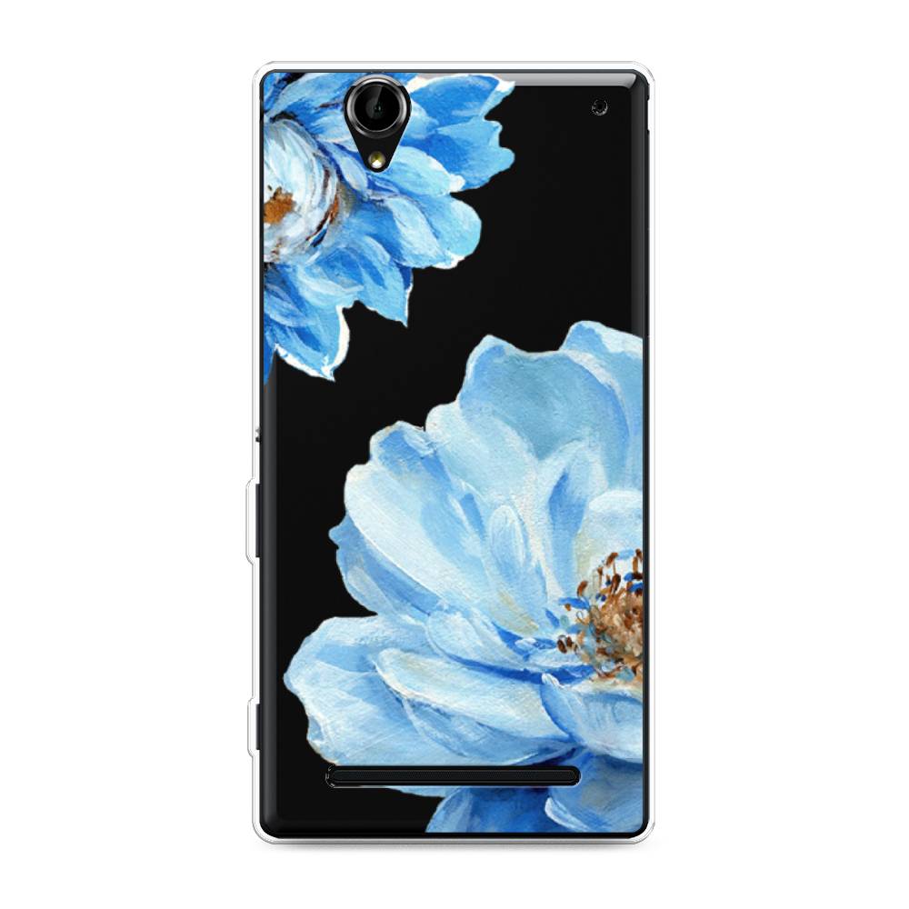 

Чехол Awog на Sony Xperia T2 Ultra "Голубые клематисы", Разноцветный, 50950-8