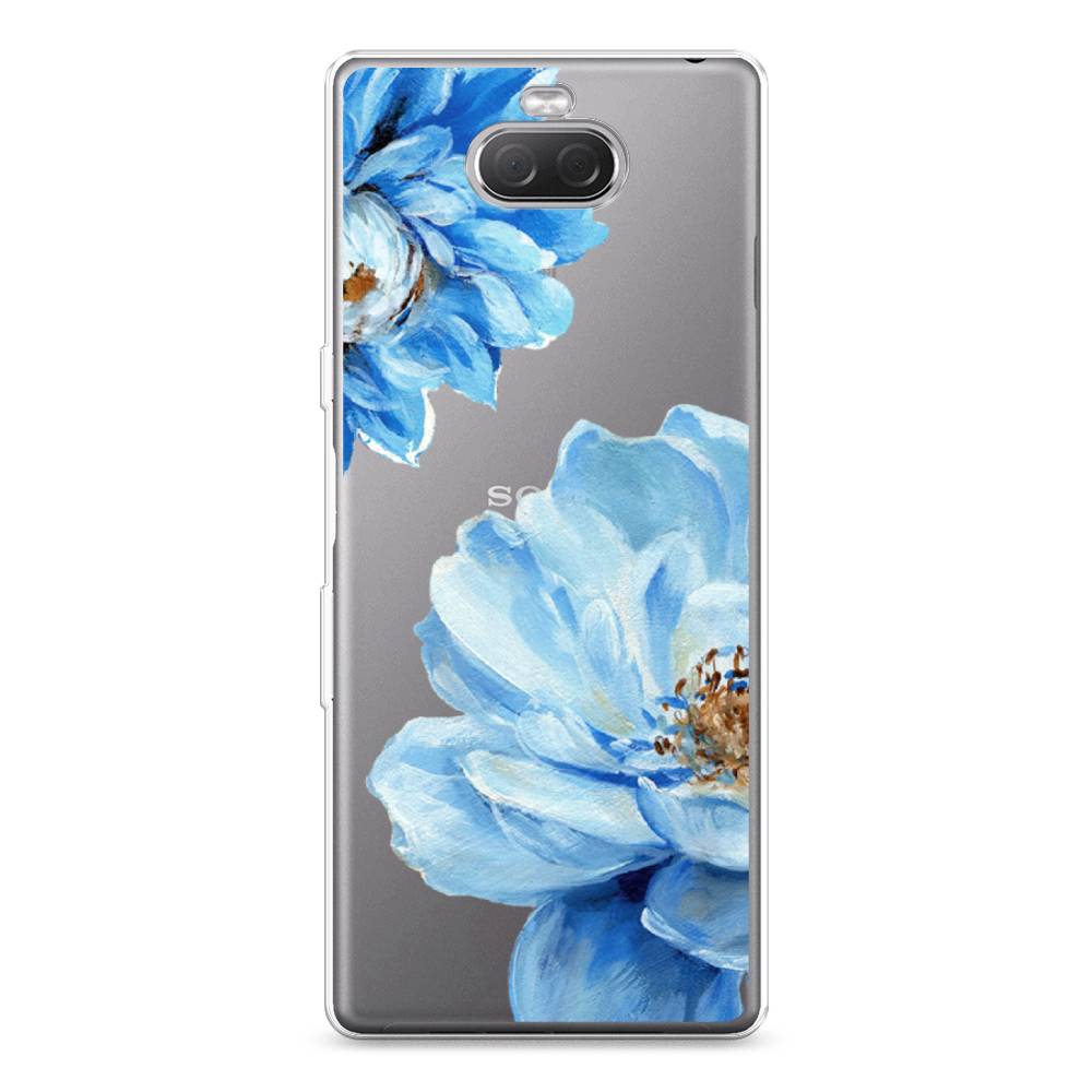 

Силиконовый чехол "Голубые клематисы" на Sony Xperia 10 Plus, 54150-8