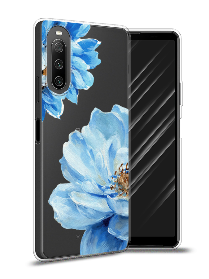 

Чехол Awog на Sony Xperia 10 IV "Голубые клематисы", Разноцветный, 55250-8