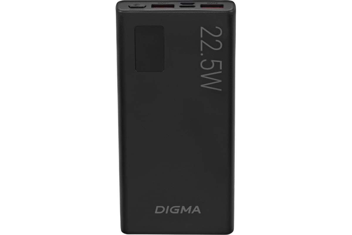 

Внешний аккумулятор Power Bank Digma DGPF10A, 10000мAч, черный dgpf10a22pbk, Внешний аккумулятор (Power Bank) Digma DGPF10A, 10000мAч, черный [dgpf10a22pbk]