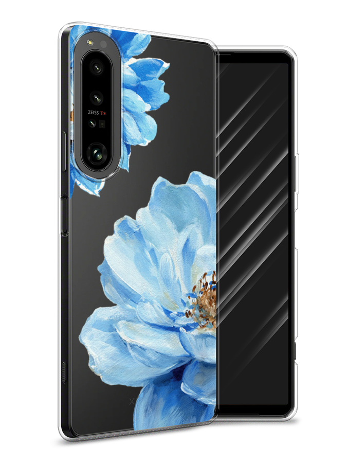 

Чехол Awog на Sony Xperia 1 IV "Голубые клематисы", Разноцветный, 55150-8