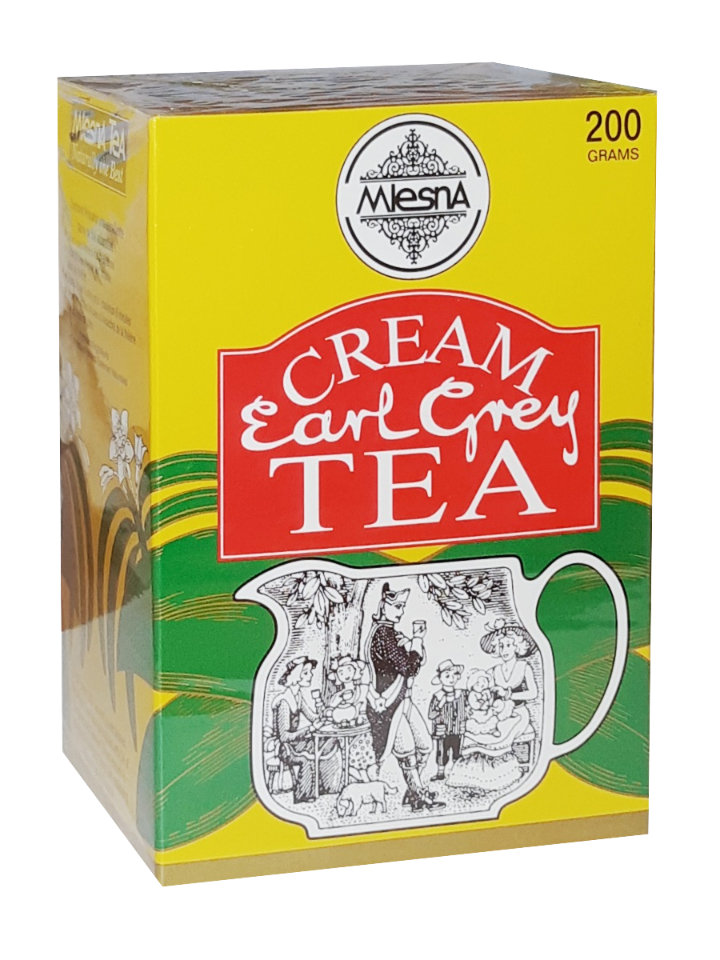 Чай листовой черный Mlesna Cream Earl Grey с ароматом бергамота со сливками, 200 г