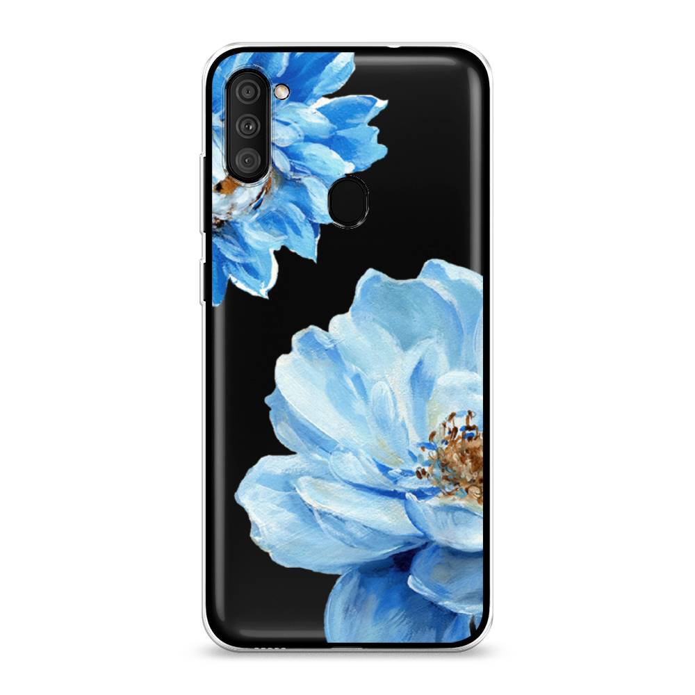 

Чехол Awog на Samsung Galaxy M11 / Самсунг M11 "Голубые клематисы", Разноцветный, 2100650-8