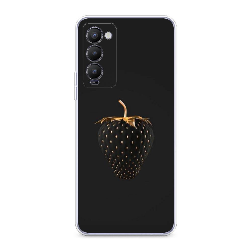 

Чехол Awog на Tecno Camon 18/18T "Черно-золотая клубника", Разноцветный, 300950-10