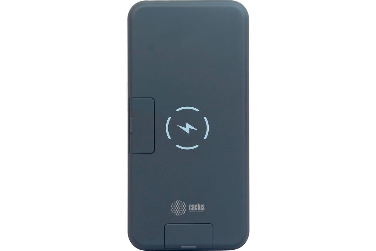 

Внешний аккумулятор Power Bank Cactus CS-PBFSQT-10000, 10000мAч, черный, Внешний аккумулятор (Power Bank) Cactus CS-PBFSQT-10000, 10000мAч, черный