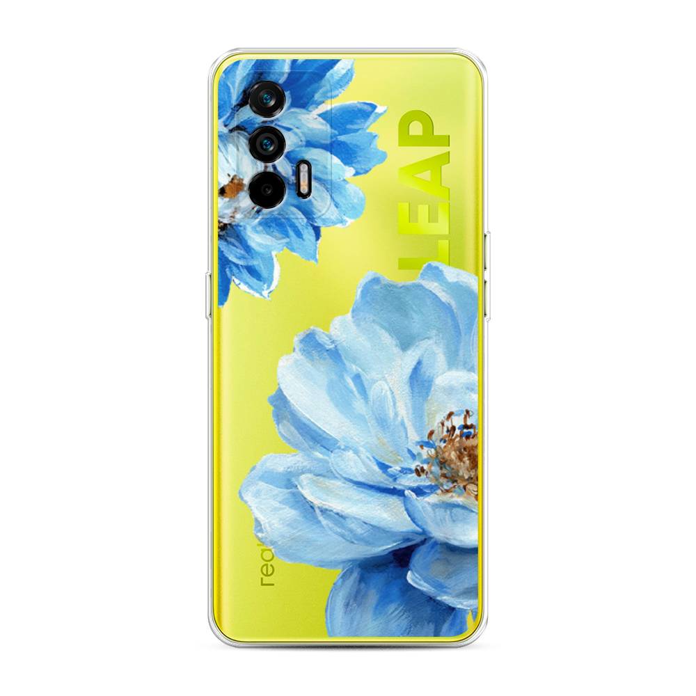 

Чехол Awog на Realme Q3 Pro "Голубые клематисы", Разноцветный, 256550-8