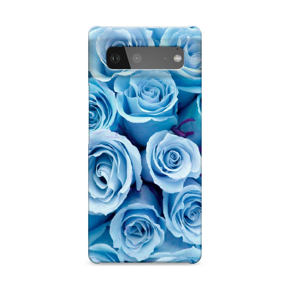

Пластиковый чехол "Лазурные розы" на Google Pixel 6, 270820-6