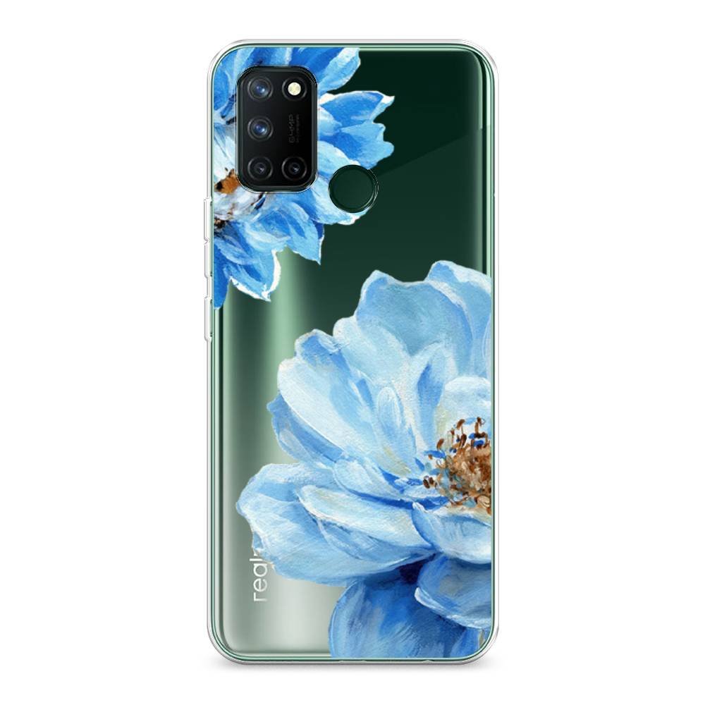 

Чехол Awog на Realme 7i "Голубые клематисы", Разноцветный, 253950-8