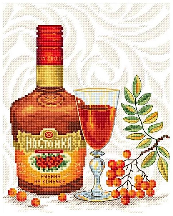 

Набор для вышивания «Рябина на коньяке»