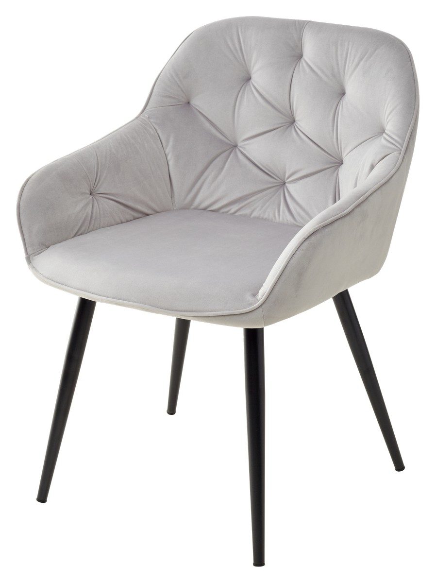 

Комплект стульев 2 шт. M-City BREEZE, light grey/черный, BREEZE