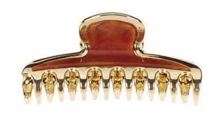 

Заколка-краб Janeke 1830 коричневая, Коричневый