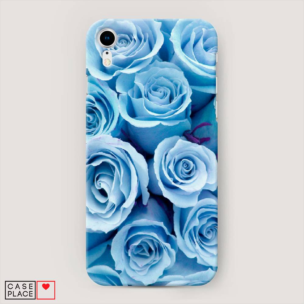 

Пластиковый чехол "Лазурные розы" на Apple iPhone XR (10R), 12020-6