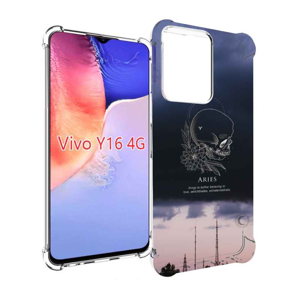 

Чехол MyPads знак-зодиака-овен-4 для Vivo Y16 4G/ Vivo Y02S, Прозрачный, Tocco