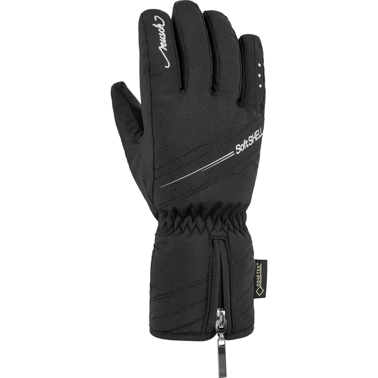 фото Перчатки горнолыжные reusch 2019-20 selina gtx® black/silver (inch (дюйм):6)