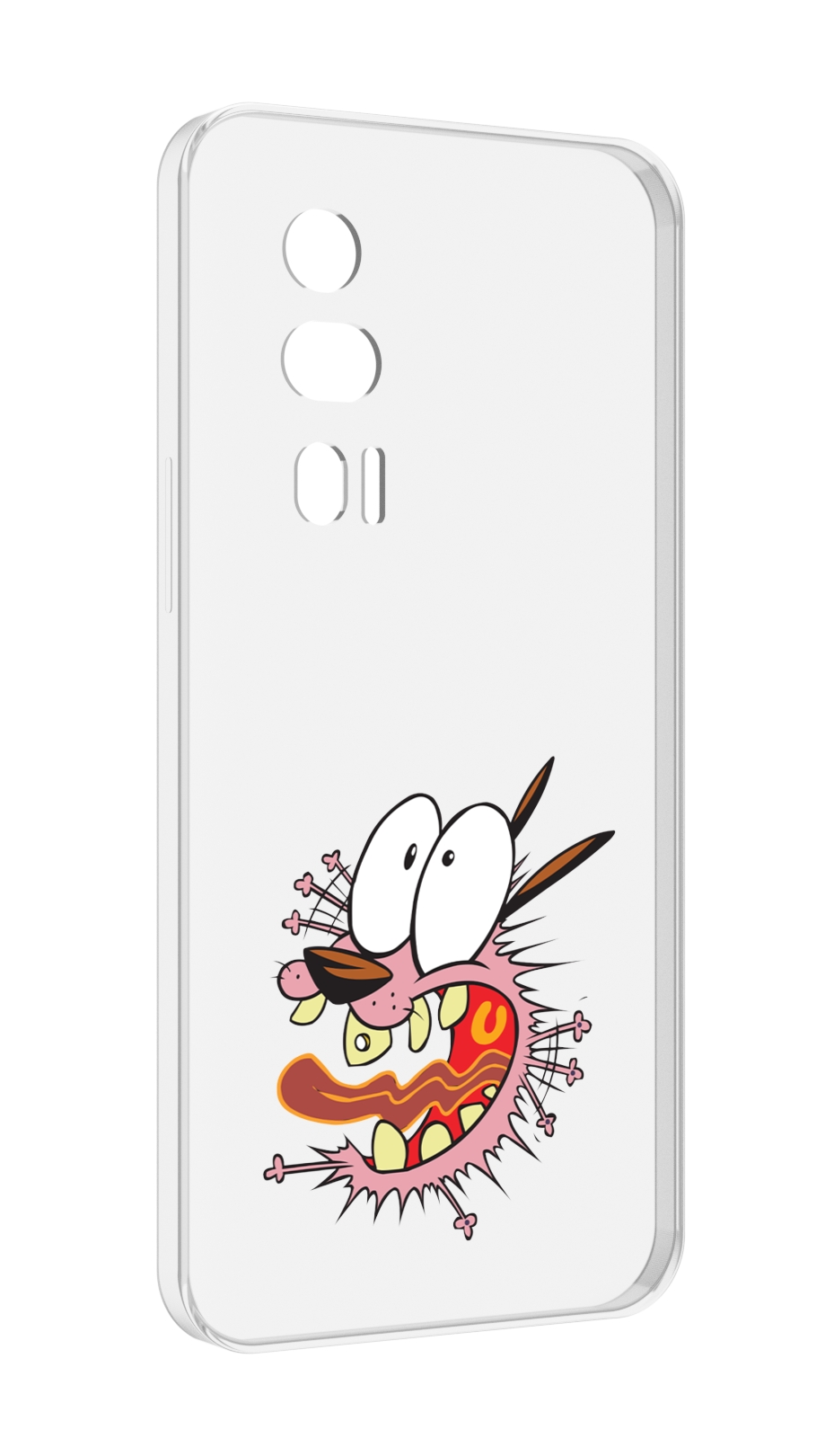 

Чехол MyPads испуганный бобик для Xiaomi Redmi K60 противоударный, Tocco