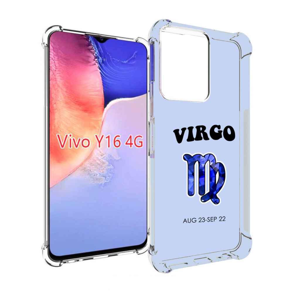 

Чехол MyPads знак-зодиака-дева-1 для Vivo Y16 4G/ Vivo Y02S, Прозрачный, Tocco