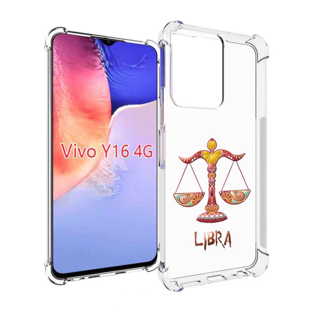

Чехол MyPads знак-зодиака-весы-8 для Vivo Y16 4G/ Vivo Y02S, Прозрачный, Tocco