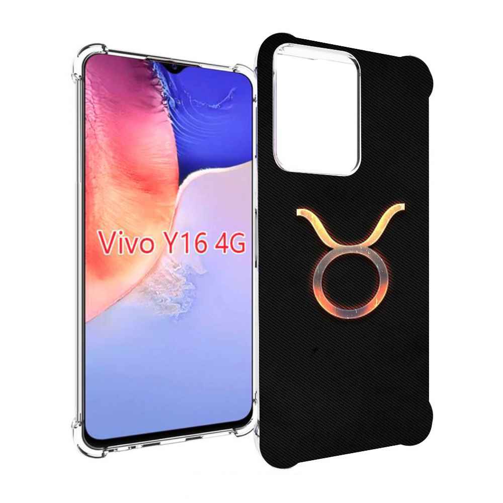 

Чехол MyPads знак зодиака телец 5 для Vivo Y16 4G/ Vivo Y02S, Прозрачный, Tocco