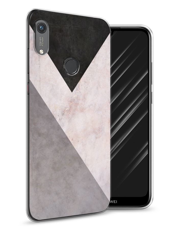 

Чехол Awog на Honor 8A (8A Pro/Prime) "Геометричный мрамор", Бежевый, 68750-3