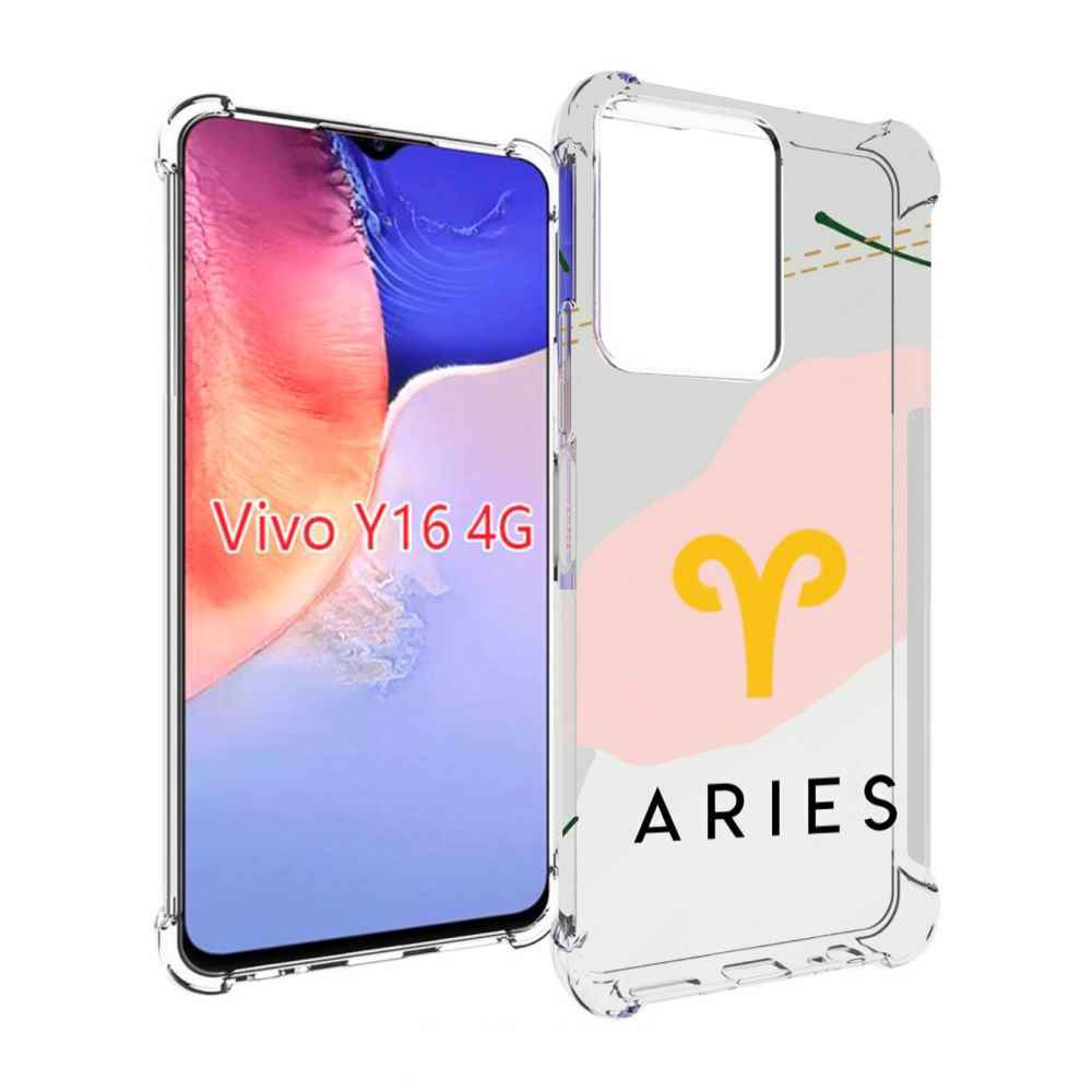 

Чехол MyPads знак зодиака овен 7 для Vivo Y16 4G/ Vivo Y02S, Прозрачный, Tocco