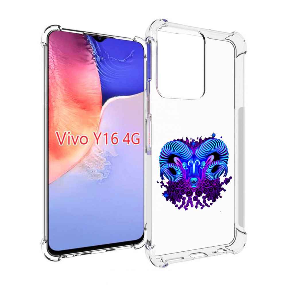 

Чехол MyPads знак зодиака овен 2 для Vivo Y16 4G/ Vivo Y02S, Прозрачный, Tocco