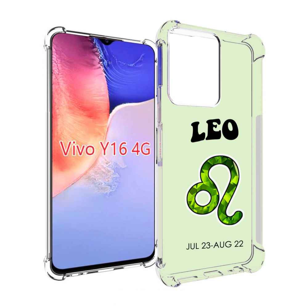 

Чехол MyPads знак зодиака лев 1 для Vivo Y16 4G/ Vivo Y02S, Прозрачный, Tocco