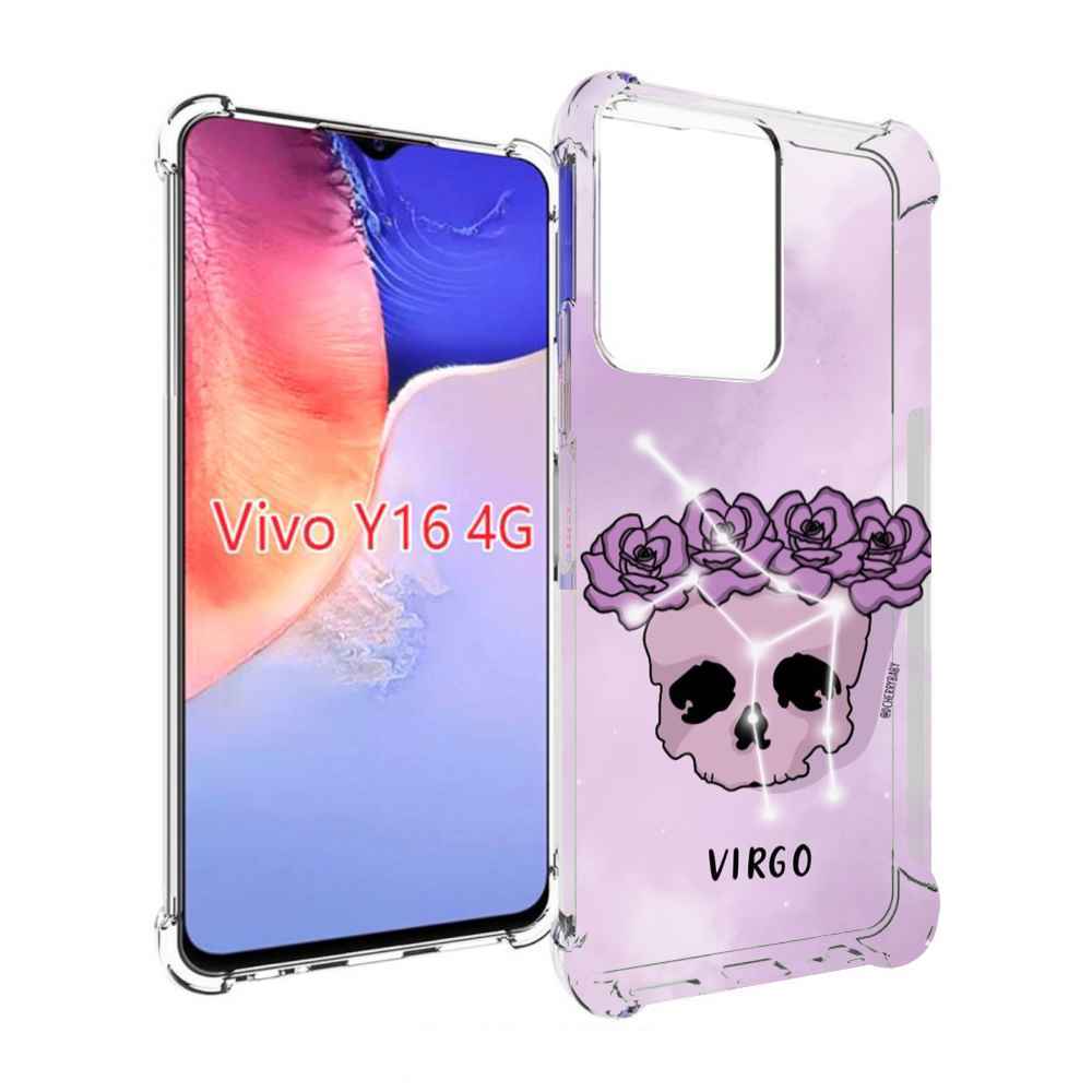 

Чехол MyPads знак зодиака дева 2 для Vivo Y16 4G/ Vivo Y02S, Прозрачный, Tocco