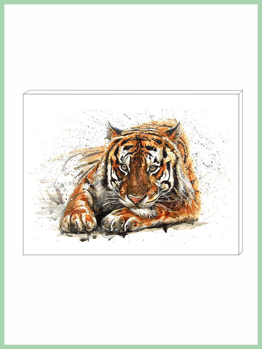 фото Картина woozzee задумчивый тигр
