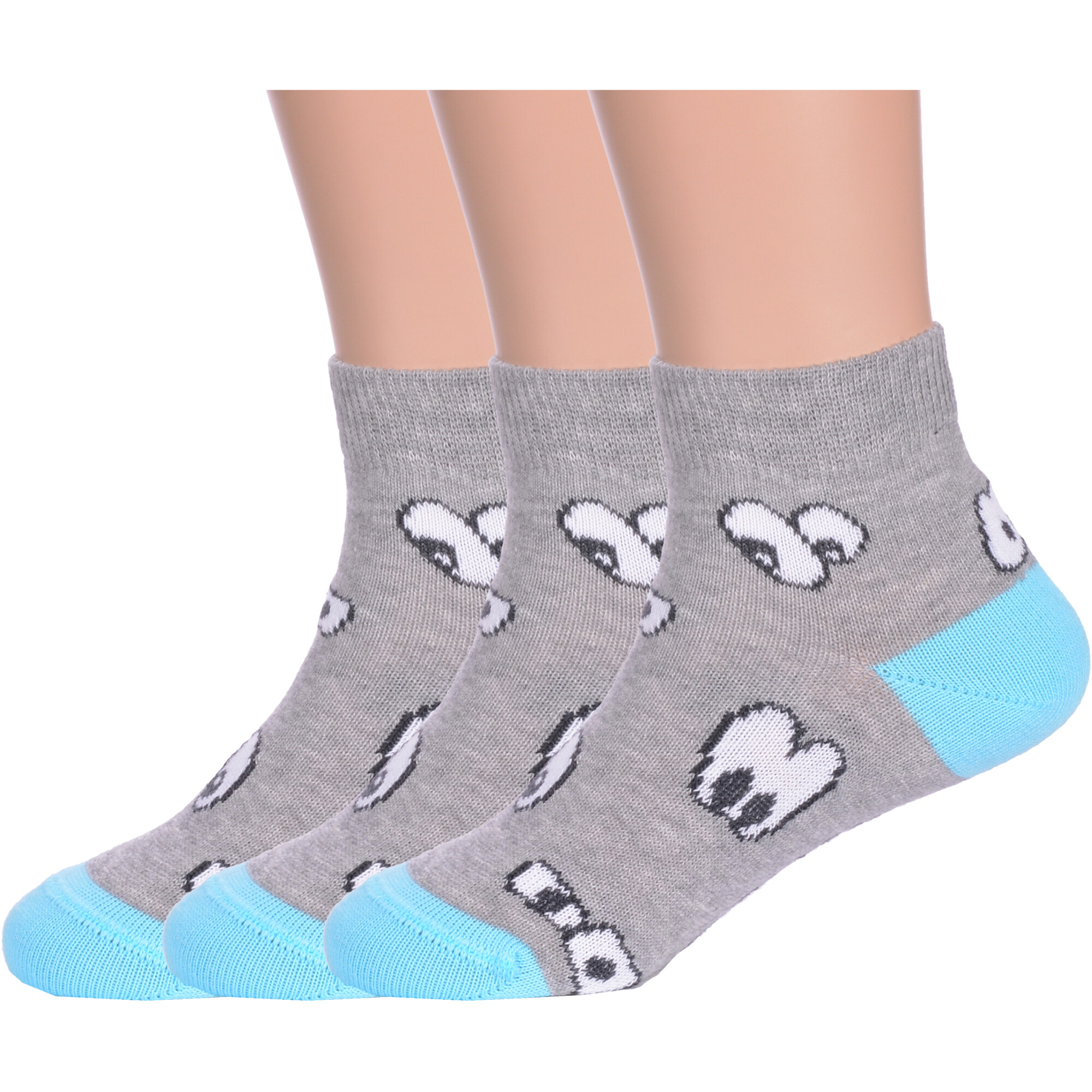 Носки детские NOSMAG 3-5С-11СП, рис. 297, серые, 12 носки унисекс серые с рисунком в виде поперечной полоски