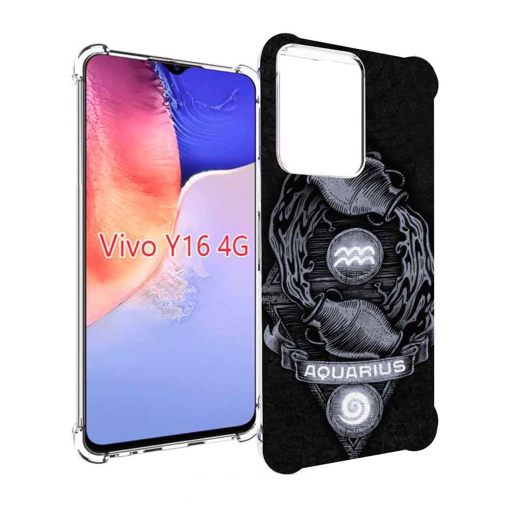 

Чехол MyPads знак зодиака водолеи 6 для Vivo Y16 4G/ Vivo Y02S, Прозрачный, Tocco