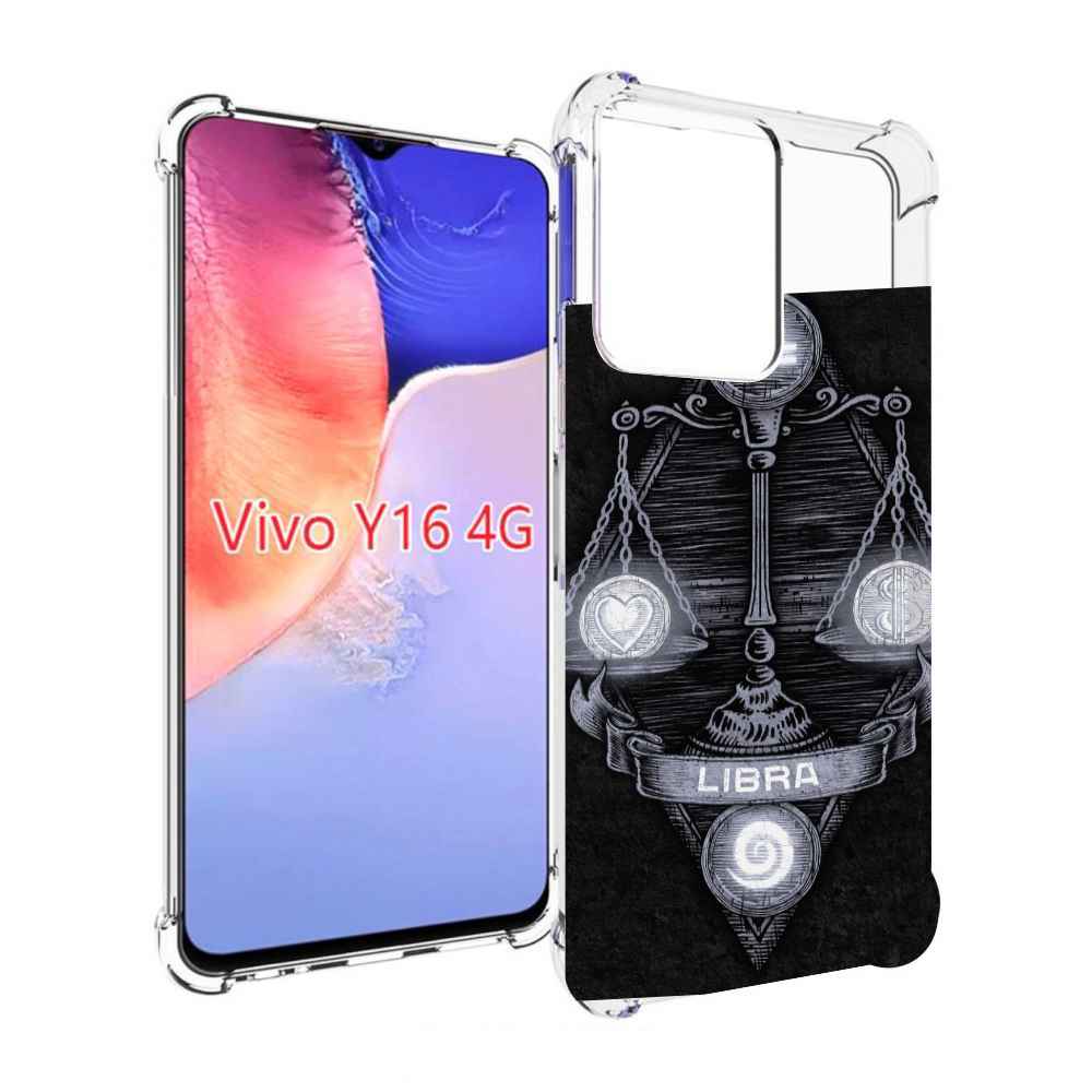 Чехол MyPads знак зодиака весы 2 для Vivo Y16 4G/ Vivo Y02S