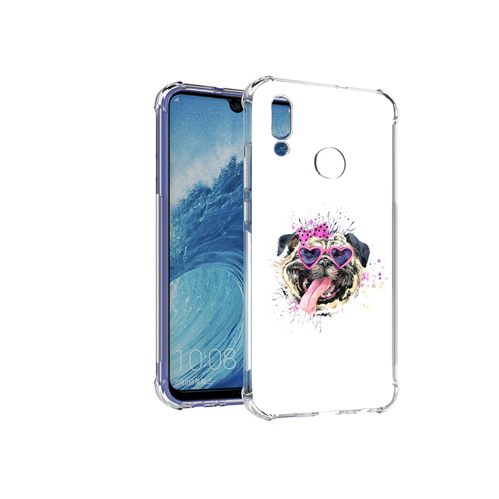 

Чехол MyPads Tocco для Huawei P Smart (2019) Веселая собака, Прозрачный, Tocco