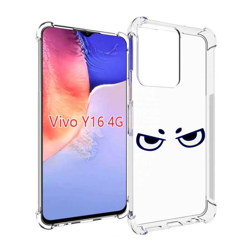 

Чехол MyPads злые-глазки для Vivo Y16 4G/ Vivo Y02S, Прозрачный, Tocco