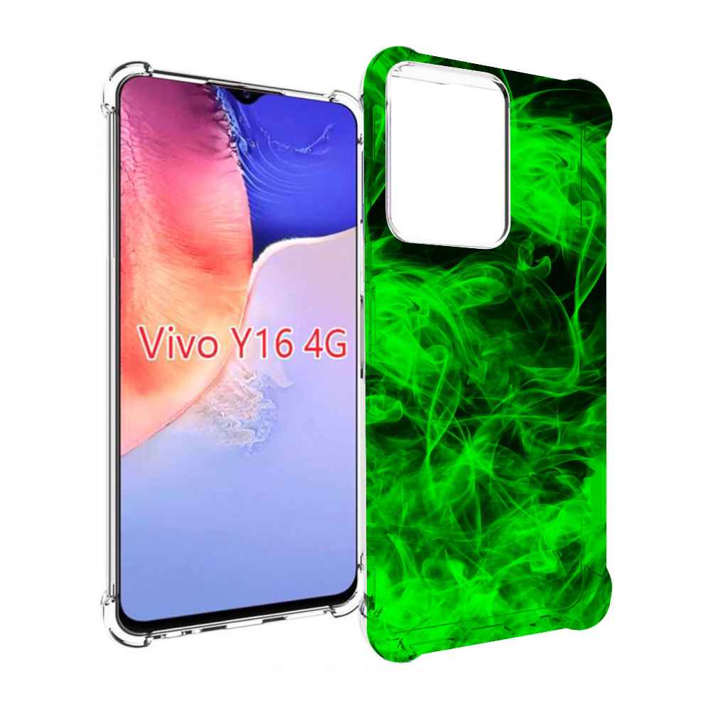 

Чехол MyPads зеленый-дымок для Vivo Y16 4G/ Vivo Y02S, Прозрачный, Tocco