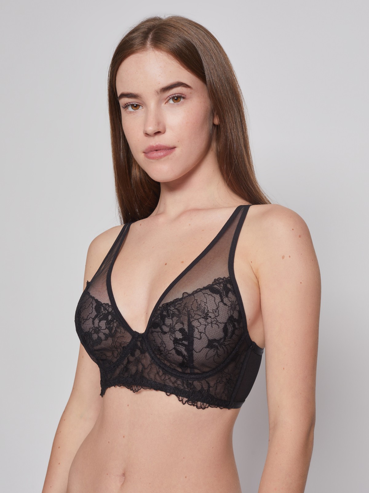 

Бюстгальтер женский Zolla 222219W6L025 черный 75B, 222219W6L025