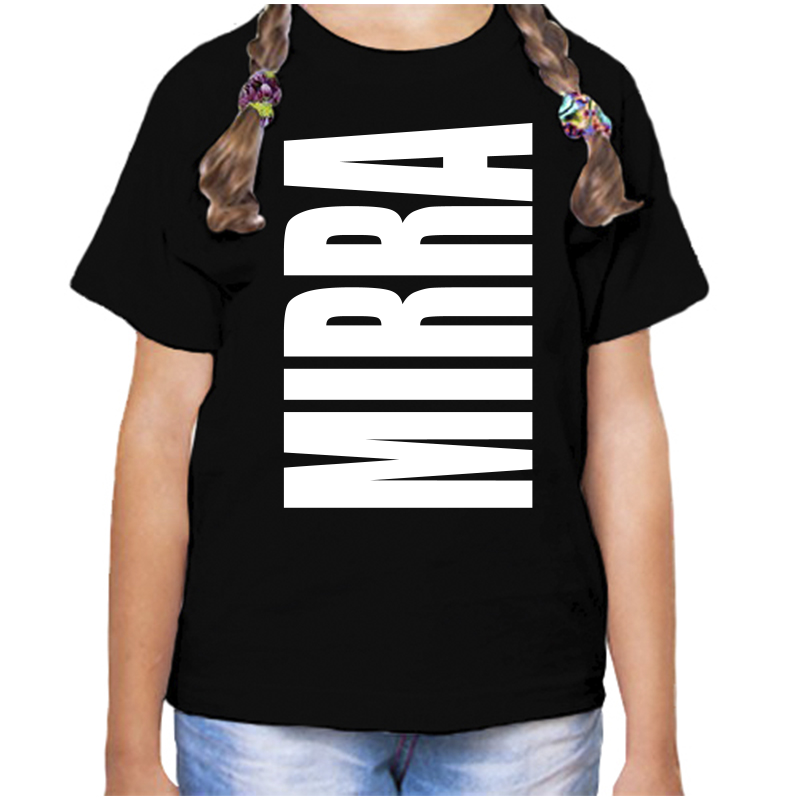 

Футболка девочке черная 28 р-р мирра, Черный, fdd_mirra