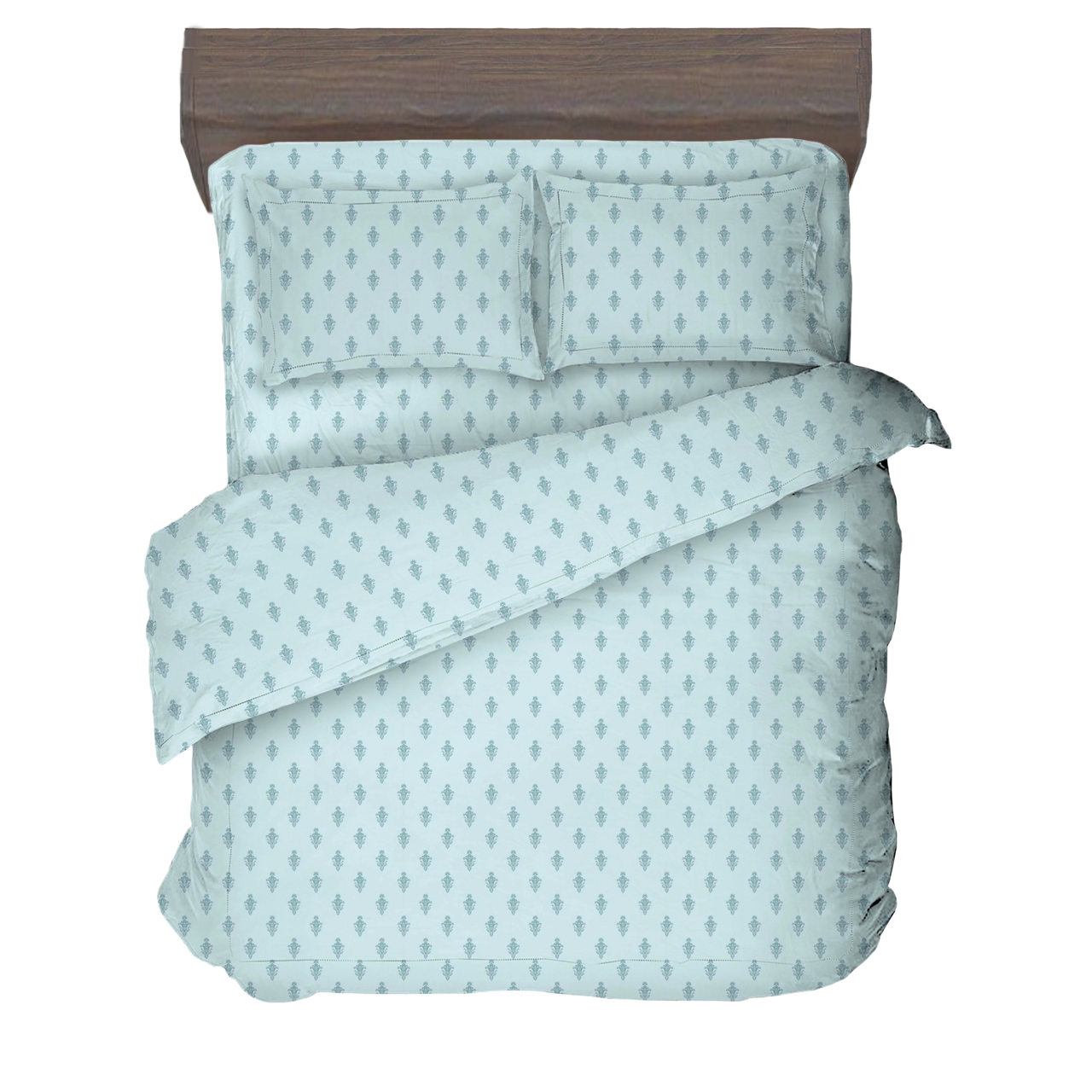Комплект постельного белья VENTURA LIFE Ранфорс, 1,5 спальный (50х70), Королевский Дамаск
