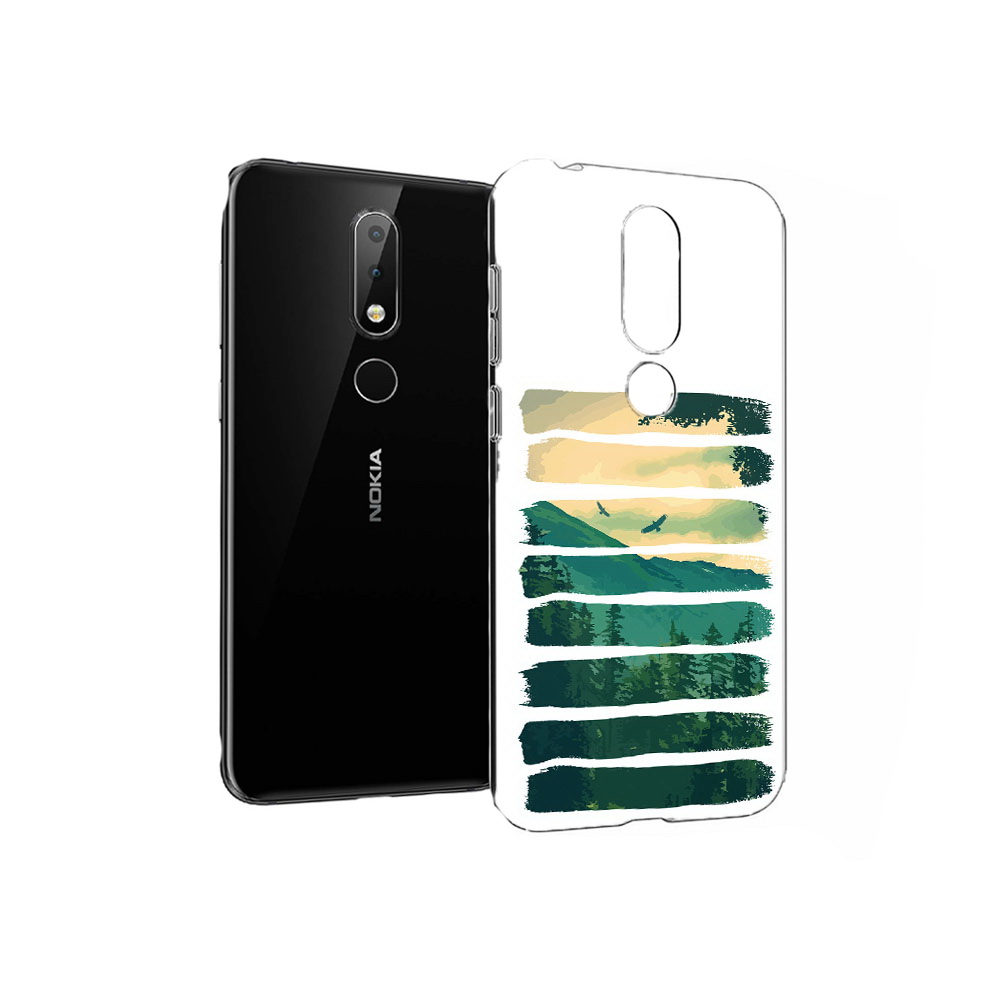 

Чехол MyPads Tocco для Nokia X6 Лесная чаща (PT115295.99.107), Прозрачный, Tocco