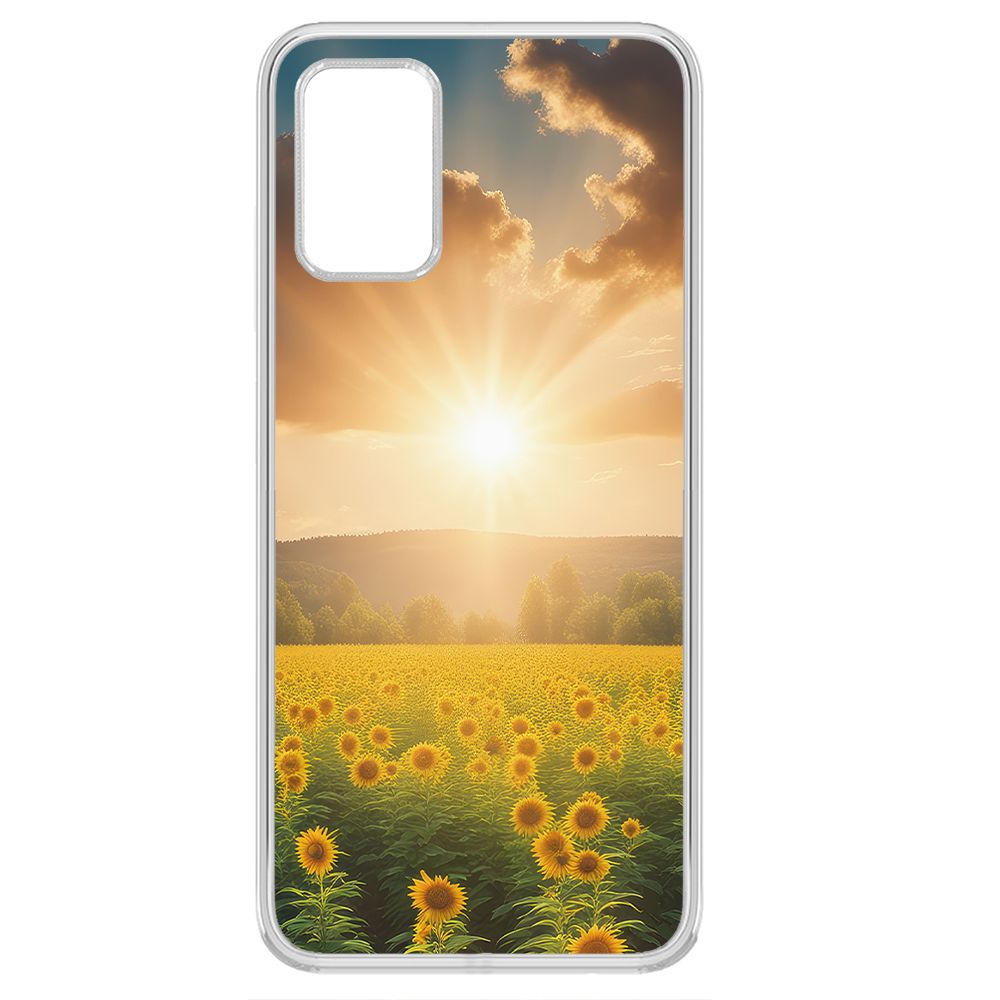 

Чехол-накладка Krutoff Clear Case Солнечно для Samsung Galaxy A03s (A037), Прозрачный