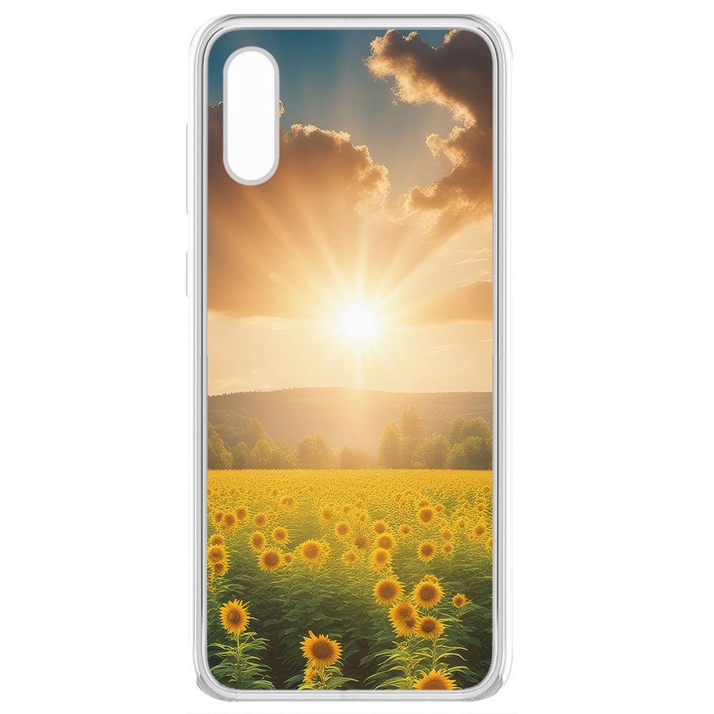 

Чехол-накладка Krutoff Clear Case Солнечно для Samsung Galaxy A02 (A022), Прозрачный