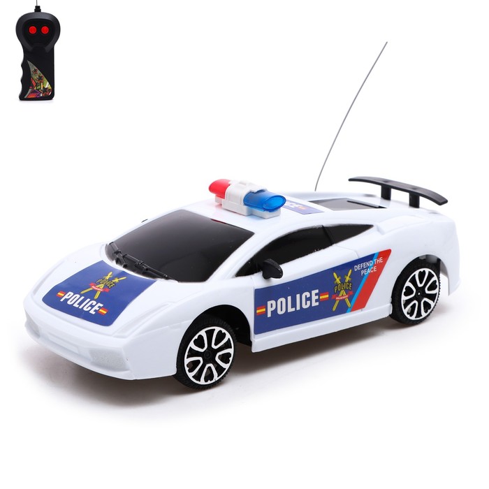 Машина Автоград радиоуправляемая Полицейский патруль цвет бело-синий 1500795