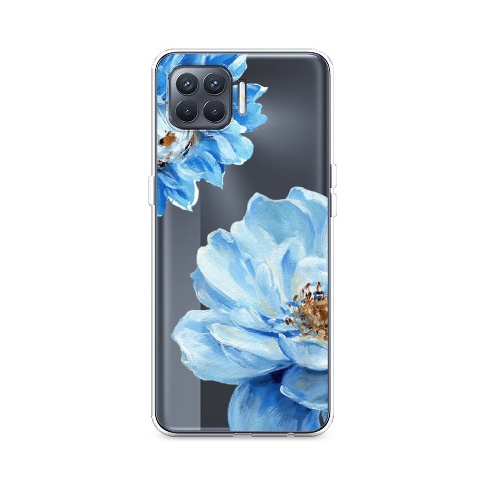 

Чехол Awog на Oppo Reno 4 Lite/A93 "Голубые клематисы", Разноцветный, 255350-8
